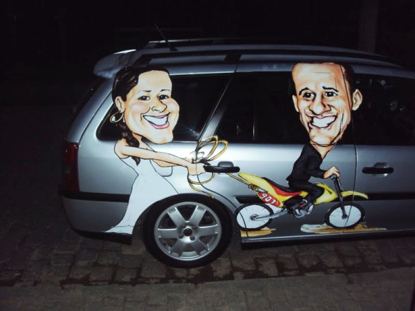 caricatura sob encomenda plotagem