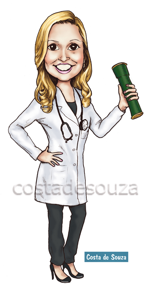 caricatura formatura medicina costa-de-souza