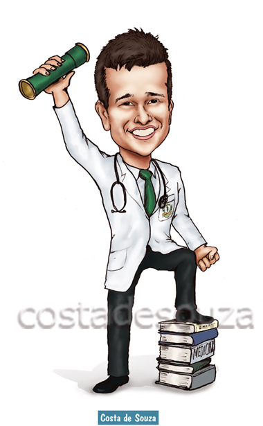 caricatura formatura medicina costa