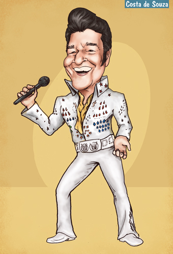 minha caricatura elvis individual online