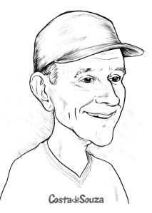 caricatura preto branco online foto