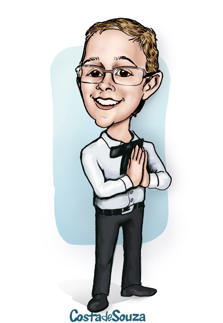 caricatura primeira 1 comunhão