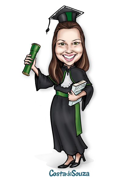 caricatura formatura copo