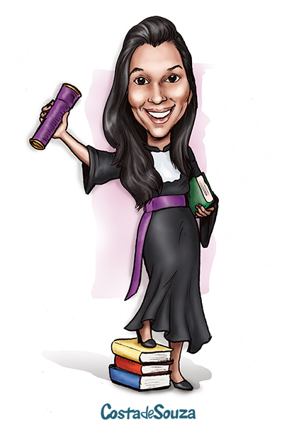 caricatura formatura letras