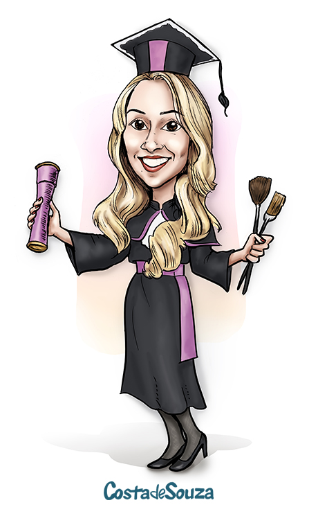 caricatura cosmetologia formatura