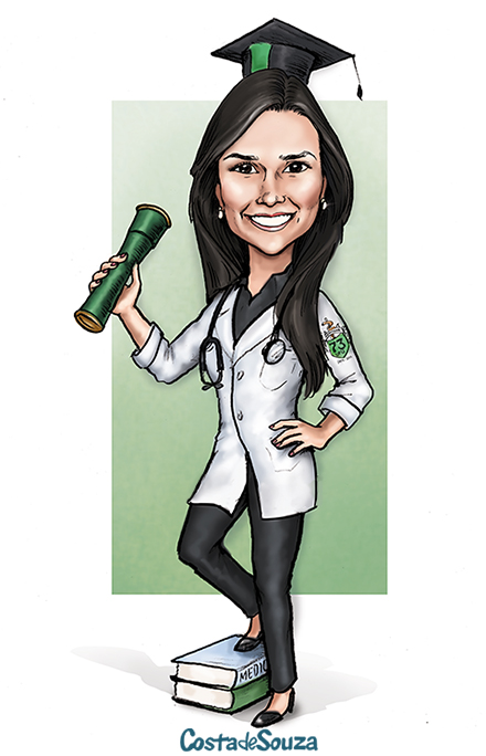 caricatura formatura medicina costa