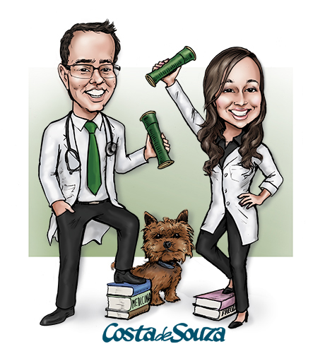 caricatura formatura medicina psicologia