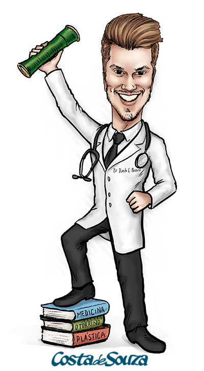 caricatura formatura medicina quadro