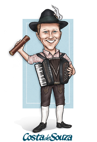 caricatura oktoberfest formatura