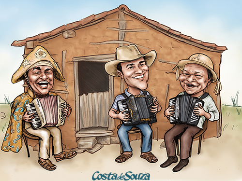 João Junior Dominguinhos Luiz Gonzaga