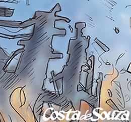 caricatura daniel costa de souza