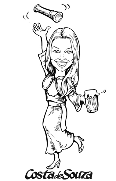 caricatura formatura personalizado copo