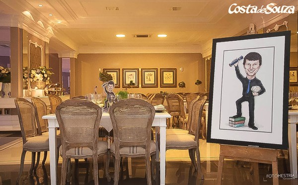 caricatura quadro formatura