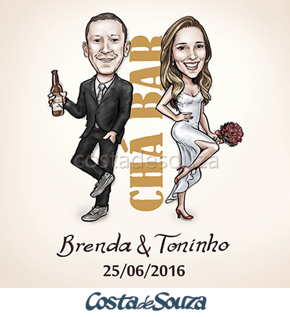 caricatura-casamento-cha-bar-noivos