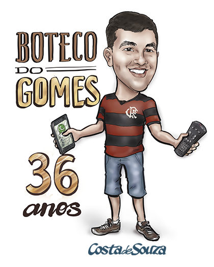 caricatura-boteco-aniversario-festa
