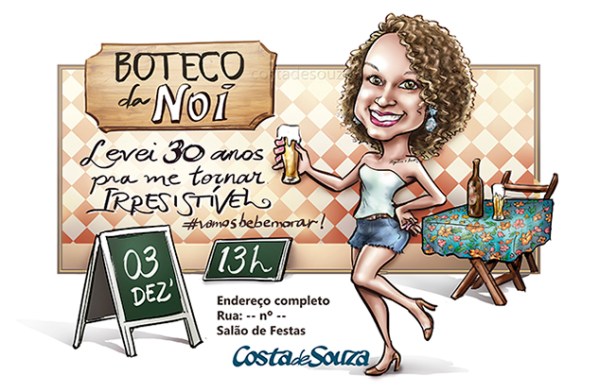 caricatura-aniversario-boteco-30-anos