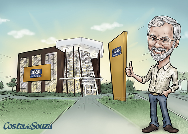 caricatura-quadro-presente-aniversario