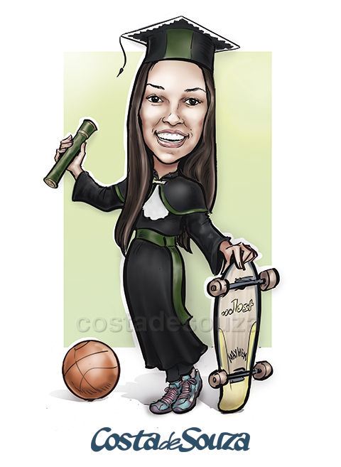 caricatura-formatura-educacao-fisica