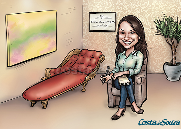 caricatura-presente-quadro-psicologa