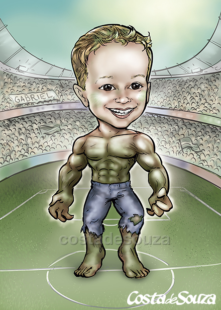 caricatura-quadro-quarto-crianca