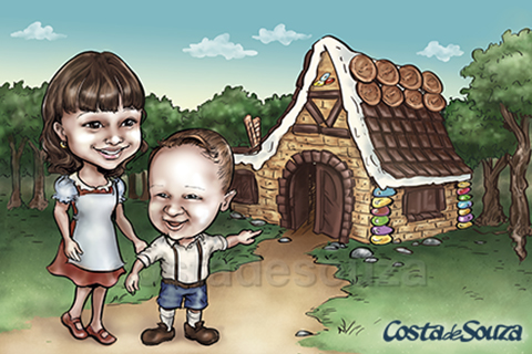 caricatura-crianca-infantil-quadro-quarto