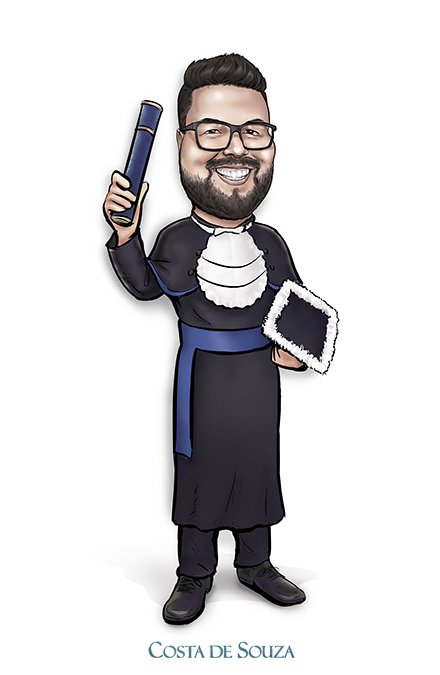 caricatura formatura graduation caricature