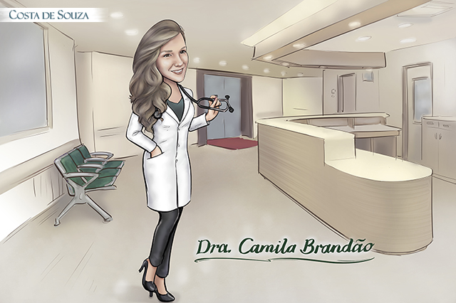 caricatura formatura medicina enfermagem