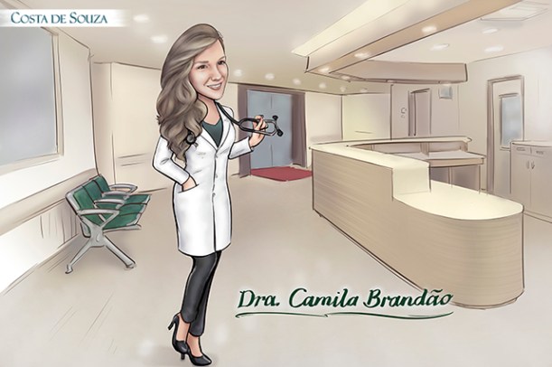 caricatura formatura medicina enfermagem